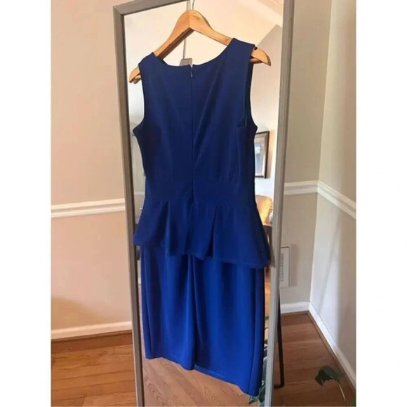 Monroe & Main Sheath Dress Blue Career Size 10 - Picture 2 of 4